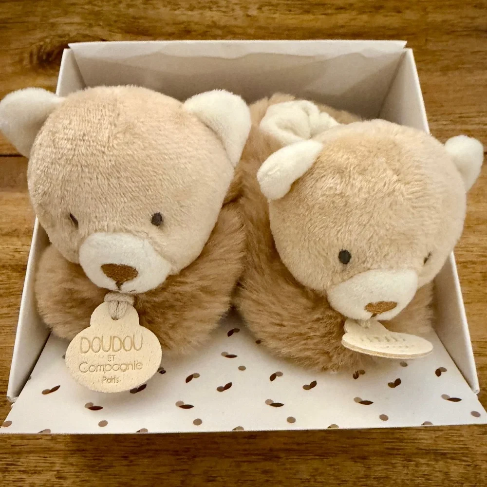 Doudou et Compagnie Teddy Bear Slippers